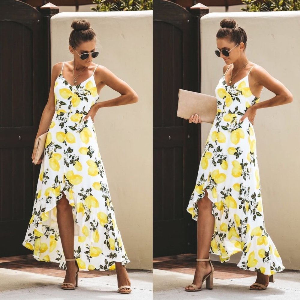 Vici Lemon Dress size small worn once